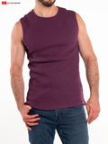 Go Softwear 4631 Men's So Cal Sleeveless Tee - Plum Wine