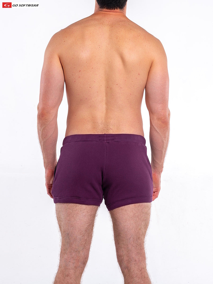 Go Softwear 4681 Men's So Cal 10" Short with Pockets - Plum Wine