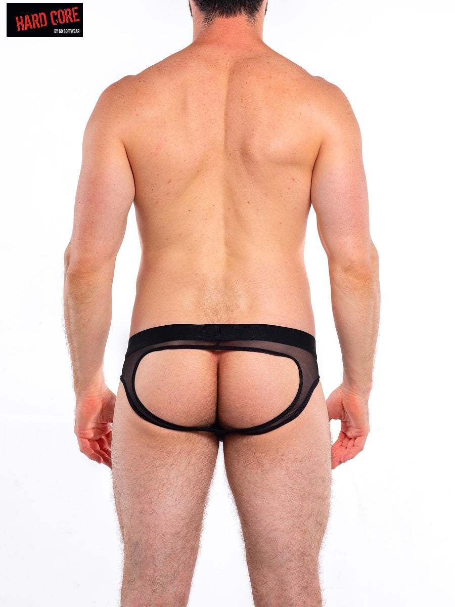 Hard Core 3320 Men's Intimates Jock Brief - Black