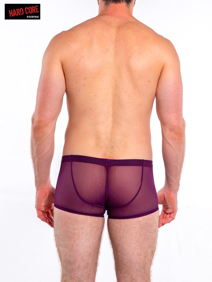 Hard Core 3314 Men's Intimates Trunk - Deep Purple