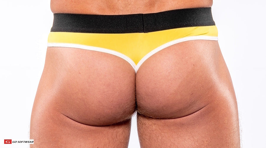 Go Softwear 9502 Men's Skins Thong - Blazin Yellow