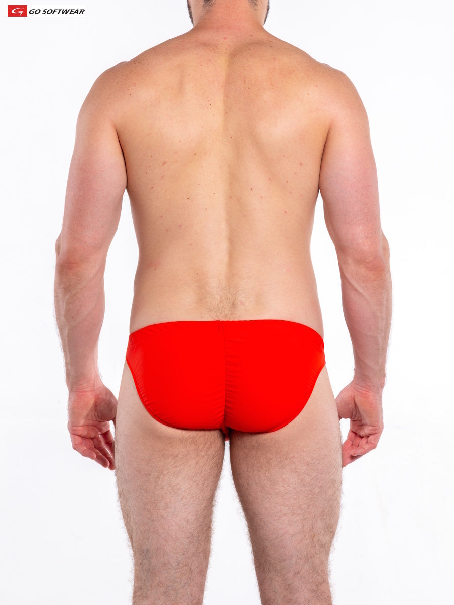 Go Softwear 4502 Men's Napoli 'Buns' Bikini Swim - Golden Poppy