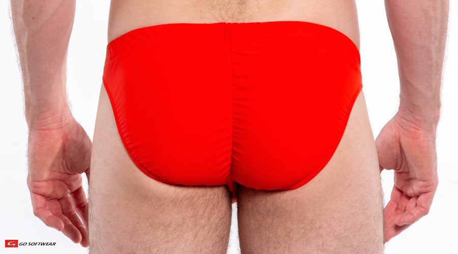 Go Softwear 4502 Men's Napoli 'Buns' Bikini Swim - Golden Poppy