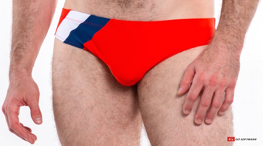 Go Softwear 4526 Men's Napoli Bikini Swim - Golden Poppy