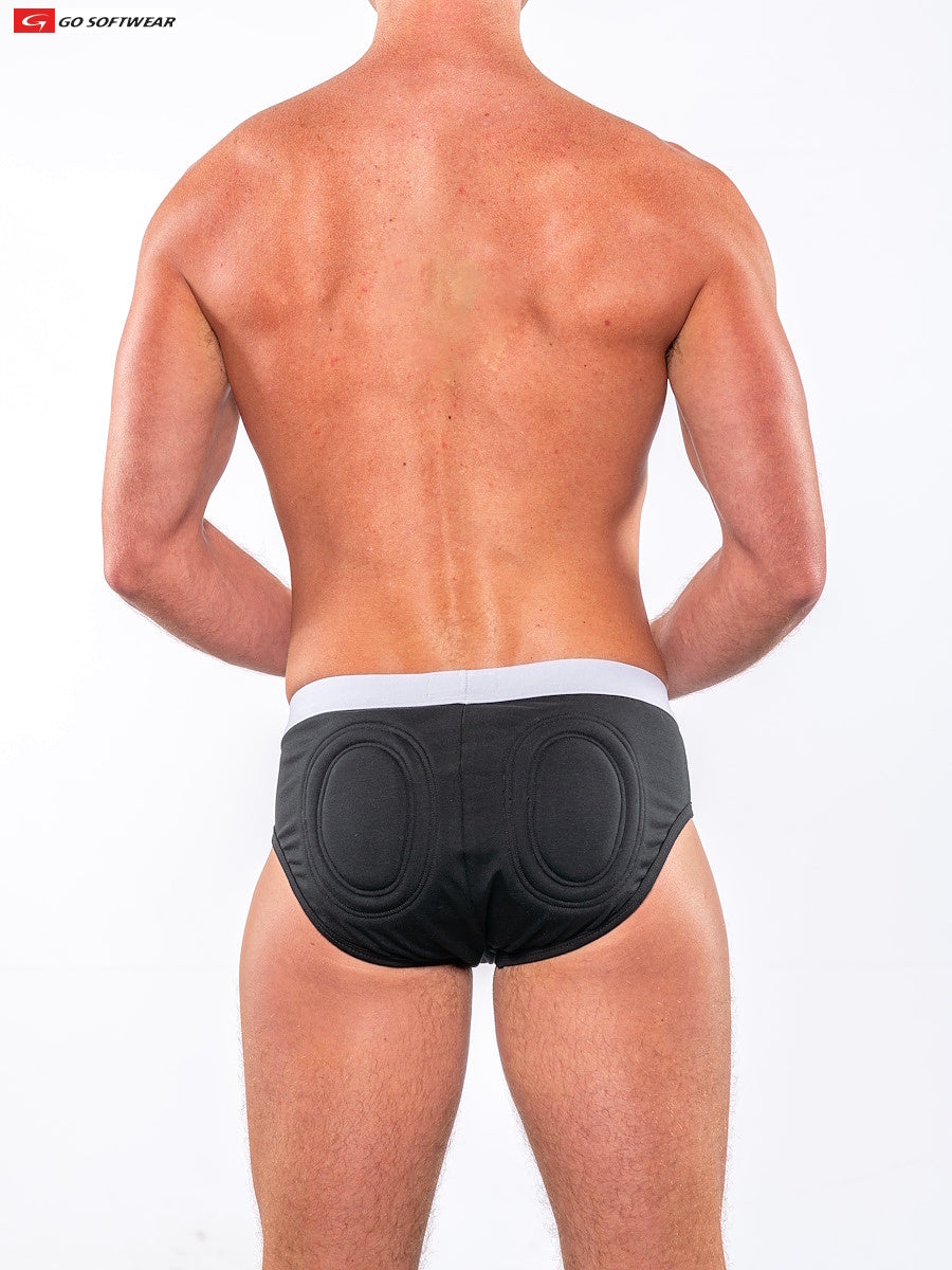 Go Softwear 2717 Men's Original Super Padded Butt Brief (featured in The New York Times) - Black