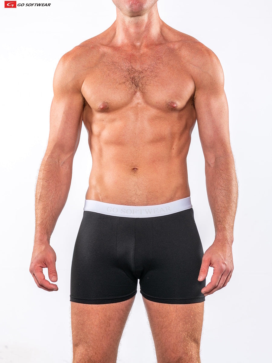 Go Softwear 2713 Men's Original Super Padded Boxer Brief (featured in The New York Times) - Black
