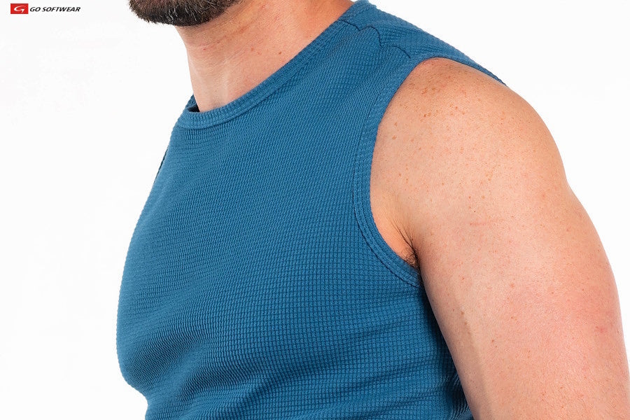 Go Softwear 4631 Men's So Cal Sleeveless Tee - Lyon Blue