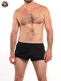 AMERICAN JOCK 8316 Men's Ultra Running Short - Black