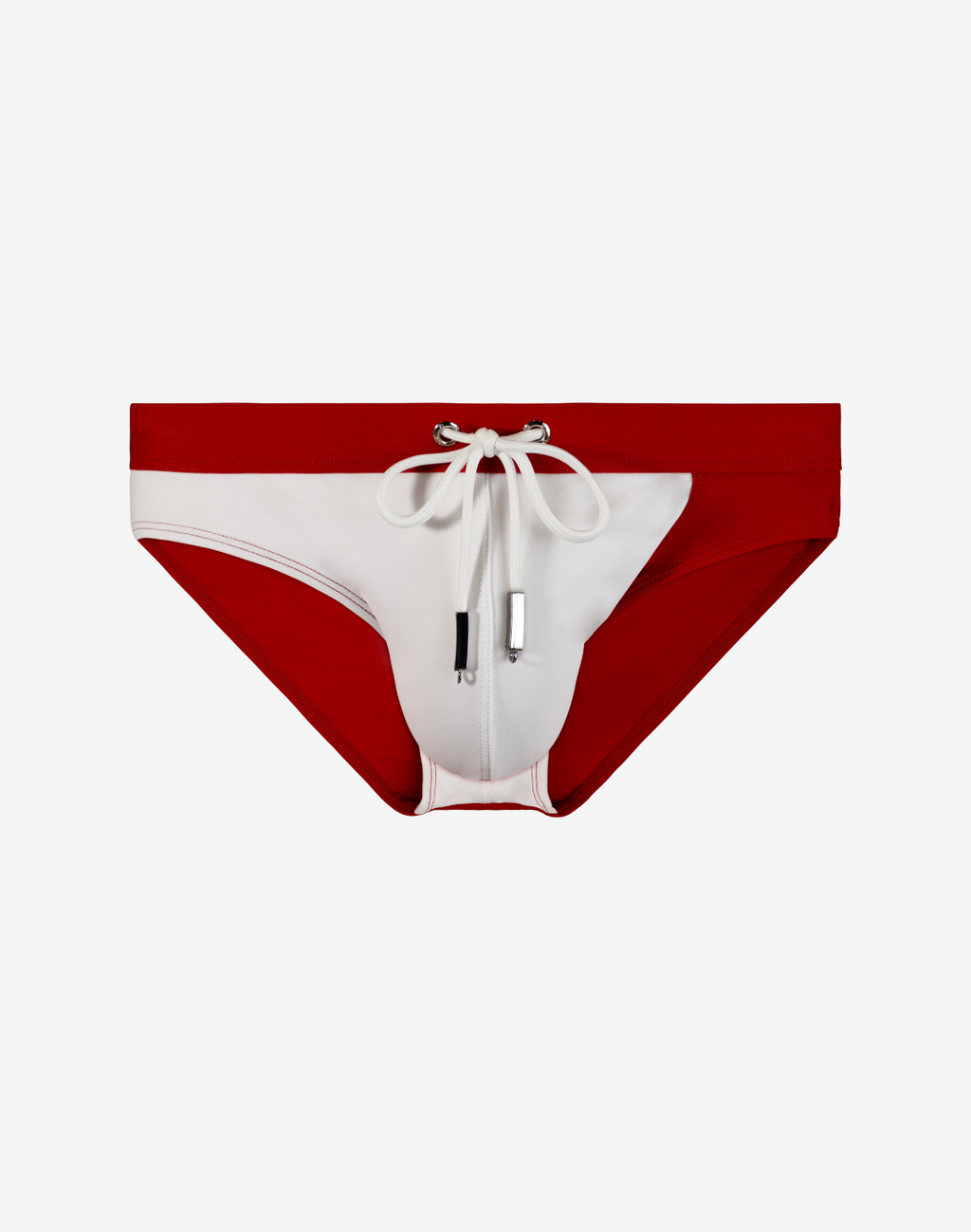 2EROS V10 Colour-Blocked Swim Brief - Calypso White/Terracotta