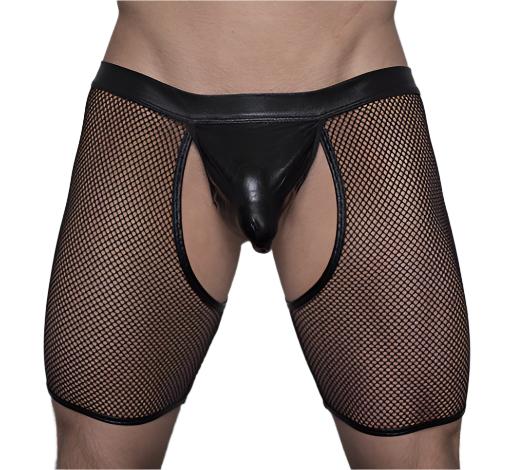 Tartarus  Men's Mini Fishnet Chaps