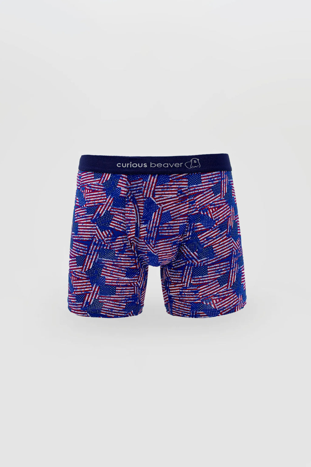 Curious Beaver Men's Boxer Briefs - USA Flag