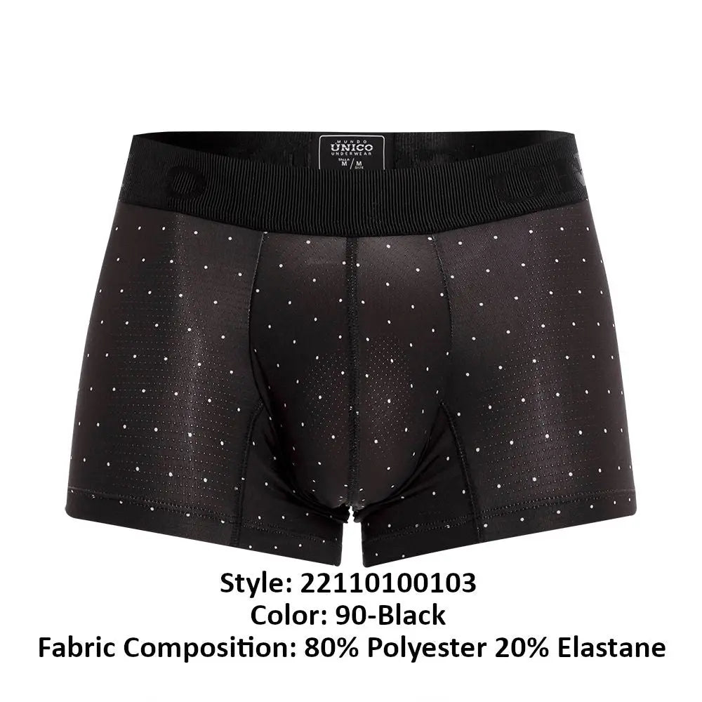 Mundo Unico Men's Underwear 22110100103 Astros Trunks Color 90-Black