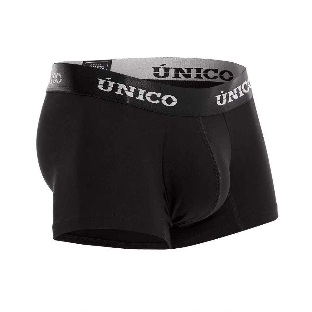 Mundo Unico 남성 속옷 22120100103 Intenso A22 트렁크 팬티 색상 99-블랙