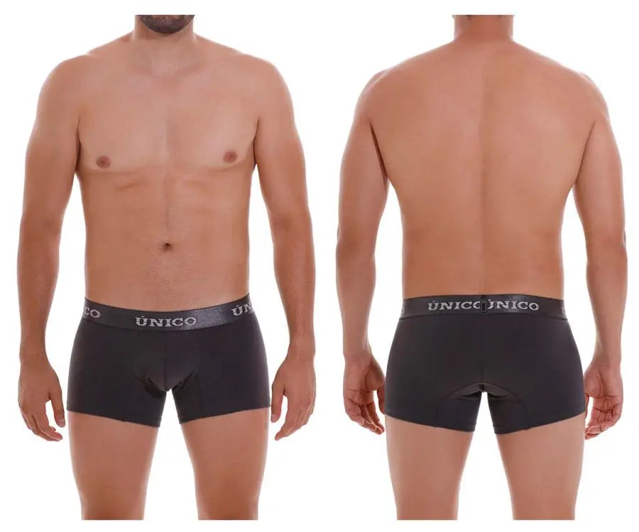 Mundo Unico Men's Underwear 22120100104 Asfalto A22 Trunks Color 96-Dark Gray