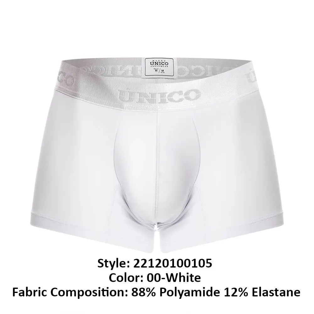 Mundo Unico メンズアンダーウェア 22120100105 クリスタリーノ M22 トランクス カラー 00-ホワイト