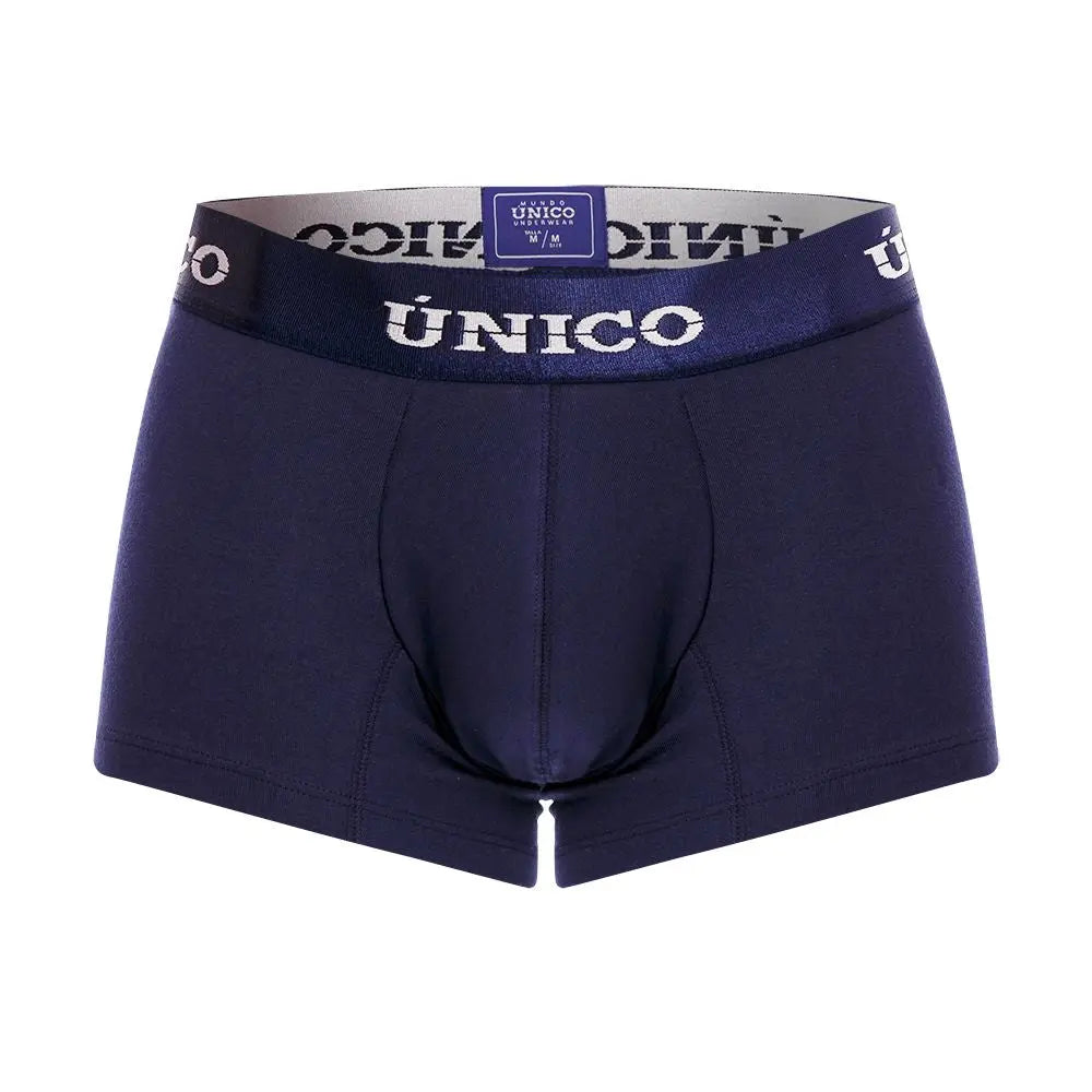 Mundo Unico Men's Underwear 22120100106 Profundo M22 Trunks Color 82-Dark Blue