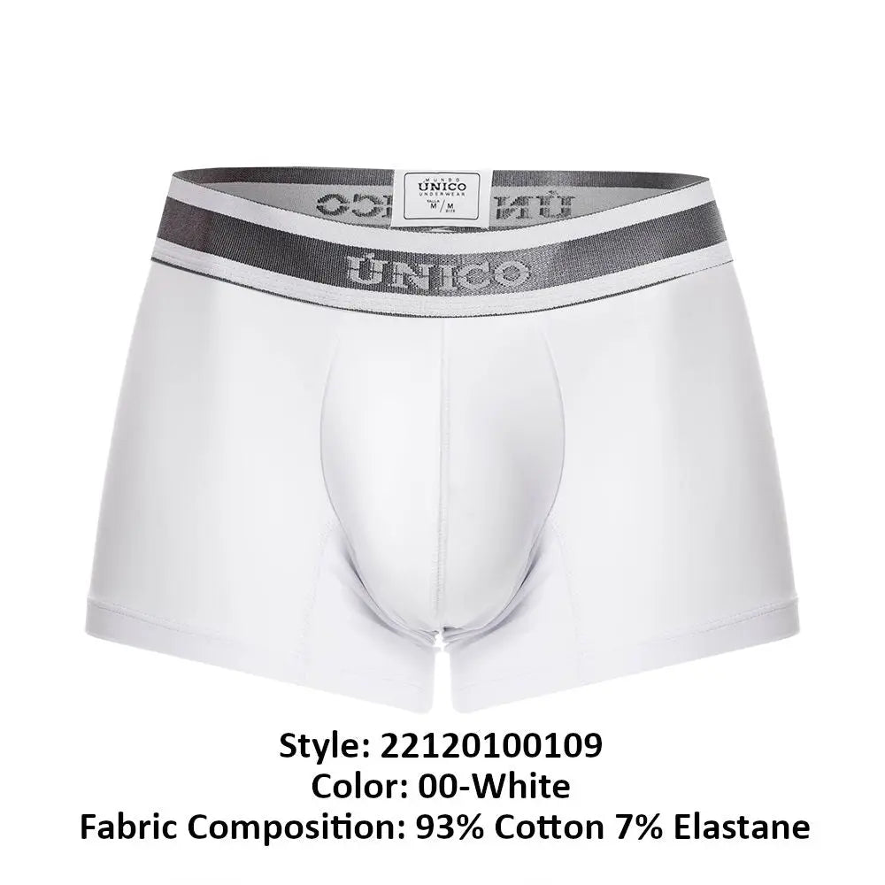 Mundo Unico メンズ下着 22120100109 Lustre A22 トランクス カラー 00-ホワイト
