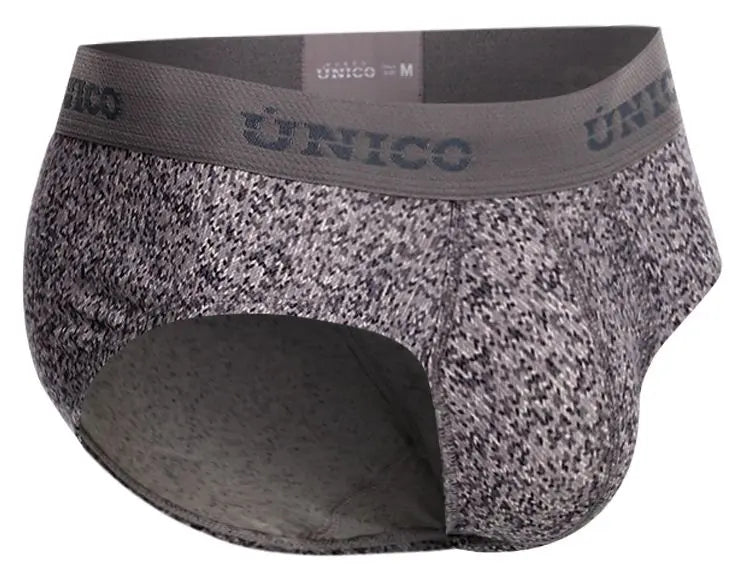 Mundo Unico Men's Underwear 26020101114 Suede Briefs Color 59-Gray