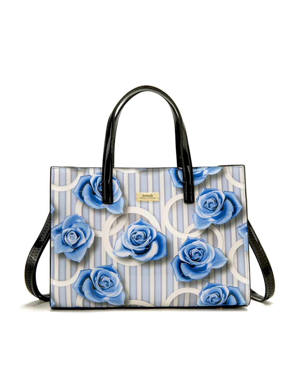 ANNABELLE PATENT LEATHER GRIP HANDLE BAG- SF22-0821-SALE