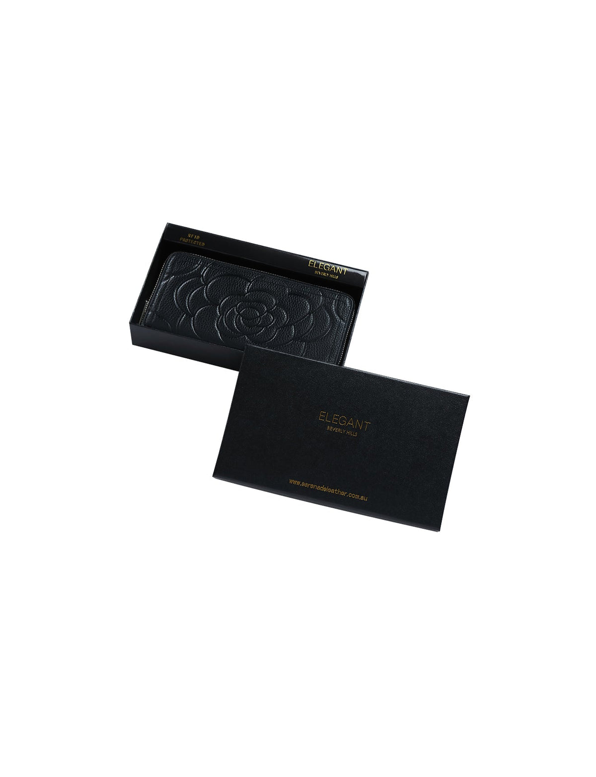 RAFAELLA ZIPAROUND RFID WALLET- WE1-22-BLK