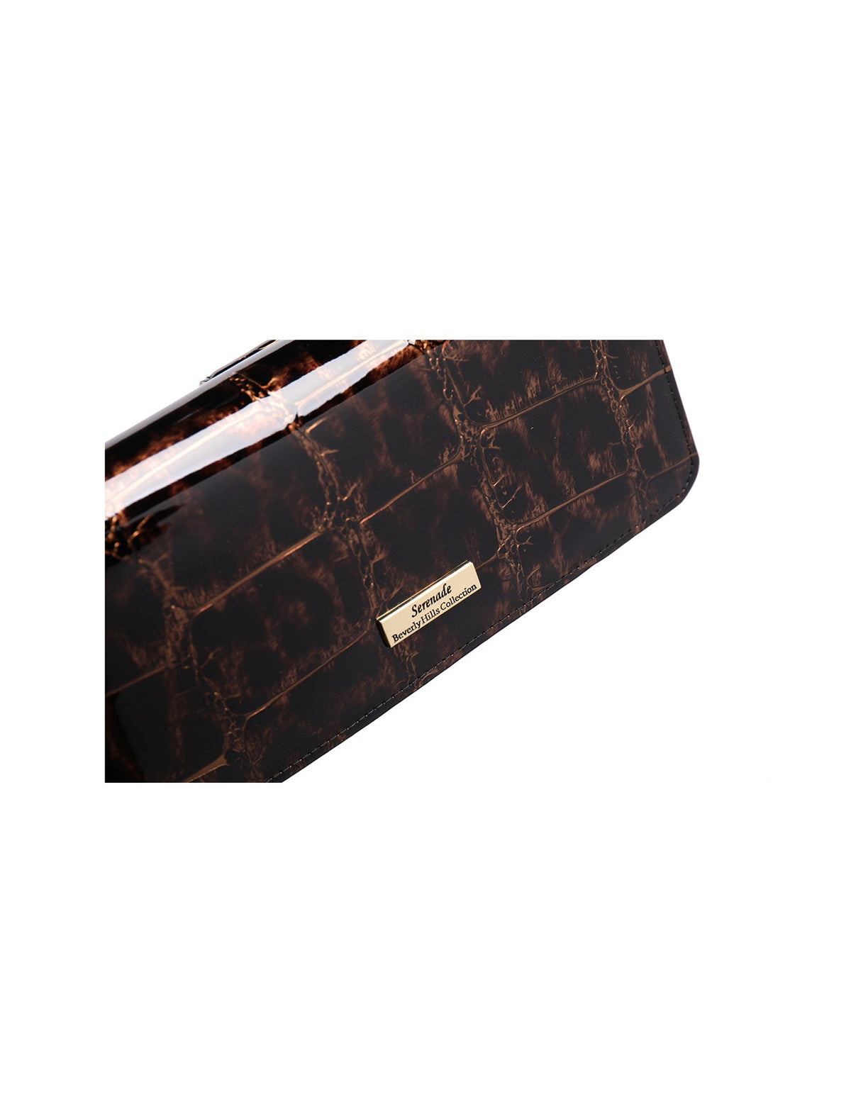 LEOPARD LARGE LEATHER RFID WALLET- WH701