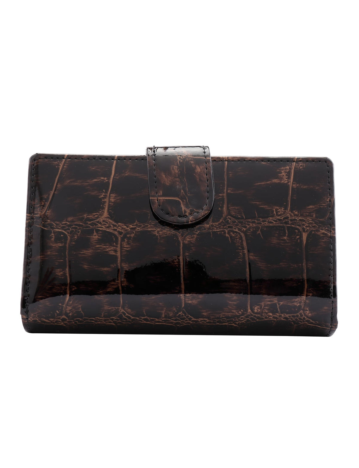 LEOPARD MED LEATHER RFID WALLET- WH702