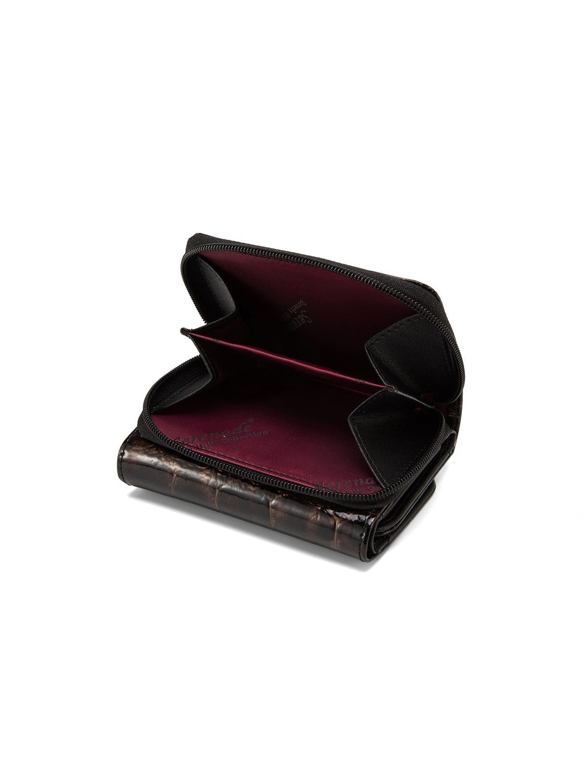 LEOPARD SMALL LEATHER RFID WALLET- WH703