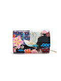 MIYUKI MEDIUM  PATENT LEATHER WALLET WITH RFID-WSF1202