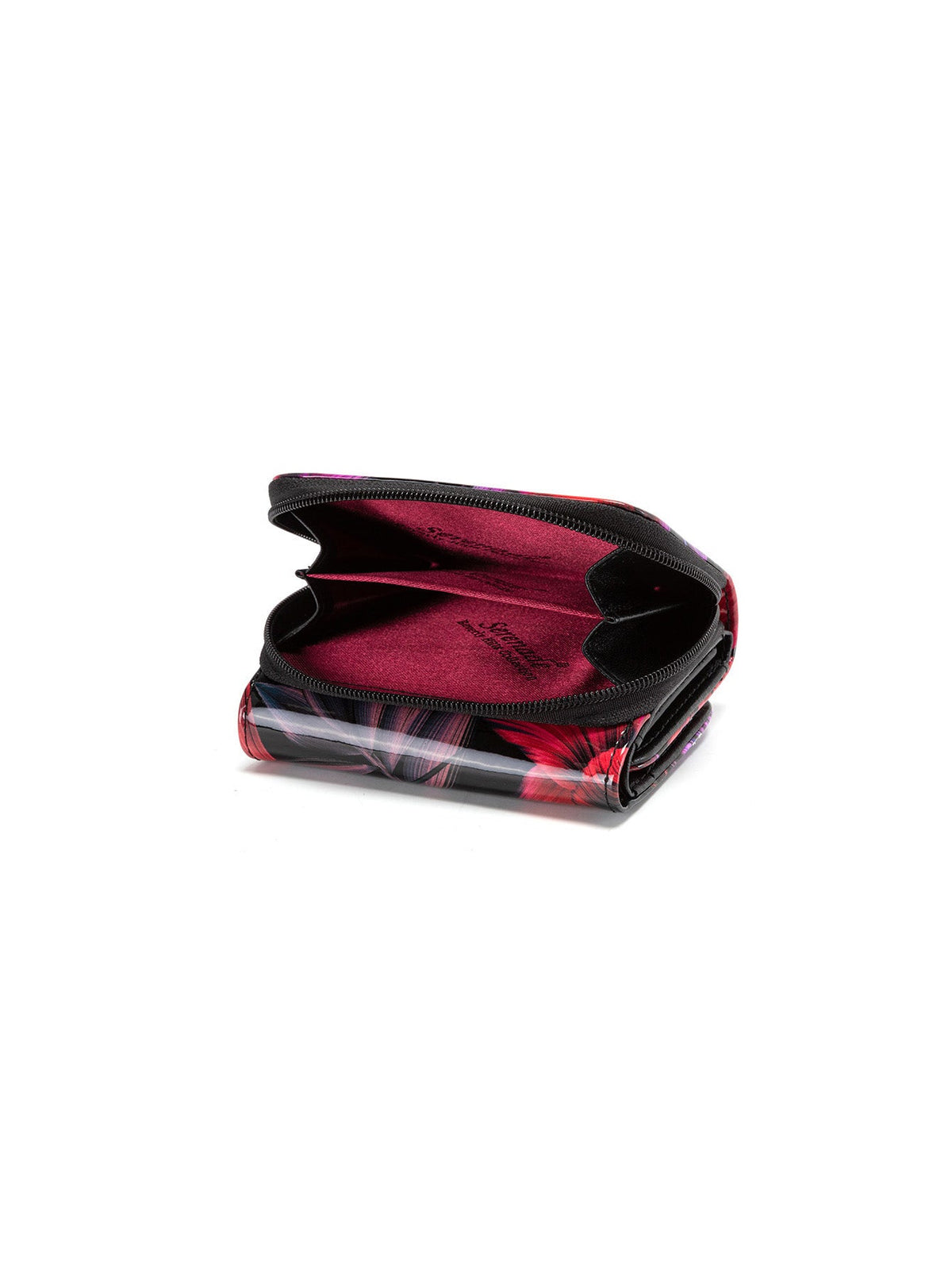 ORCHID SML PATENT LEATHER WALLET WITH RFID-WSF1503