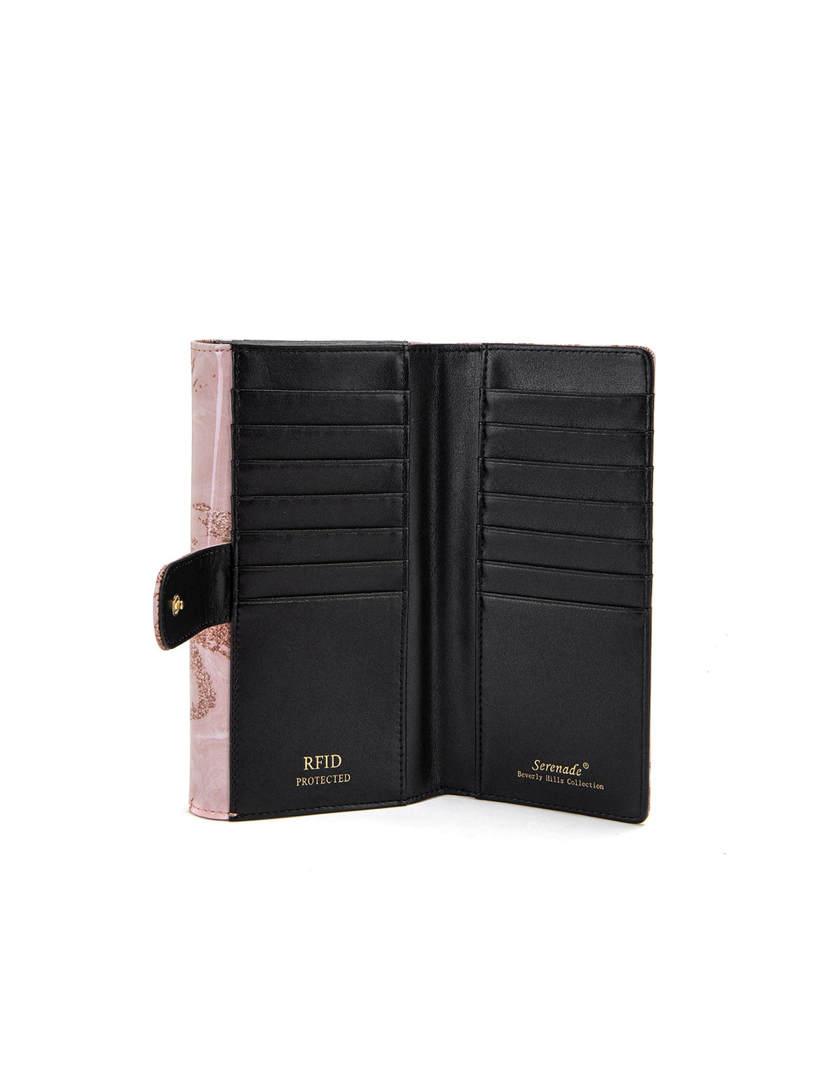 ZAHIRA  LARGE LEATHER RFID WALLET- WSF1701