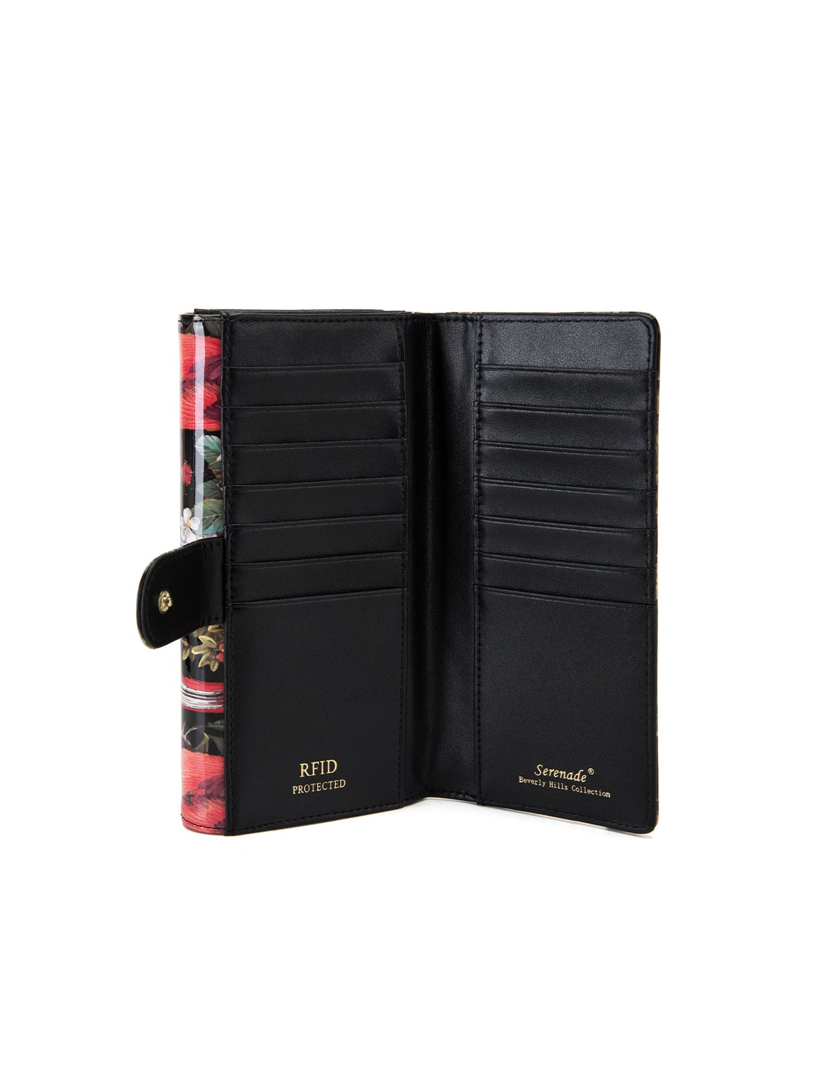 SONGBIRD LARGE  PATENT LEATHER WALLET WITH RFID- WSF2601- SALE