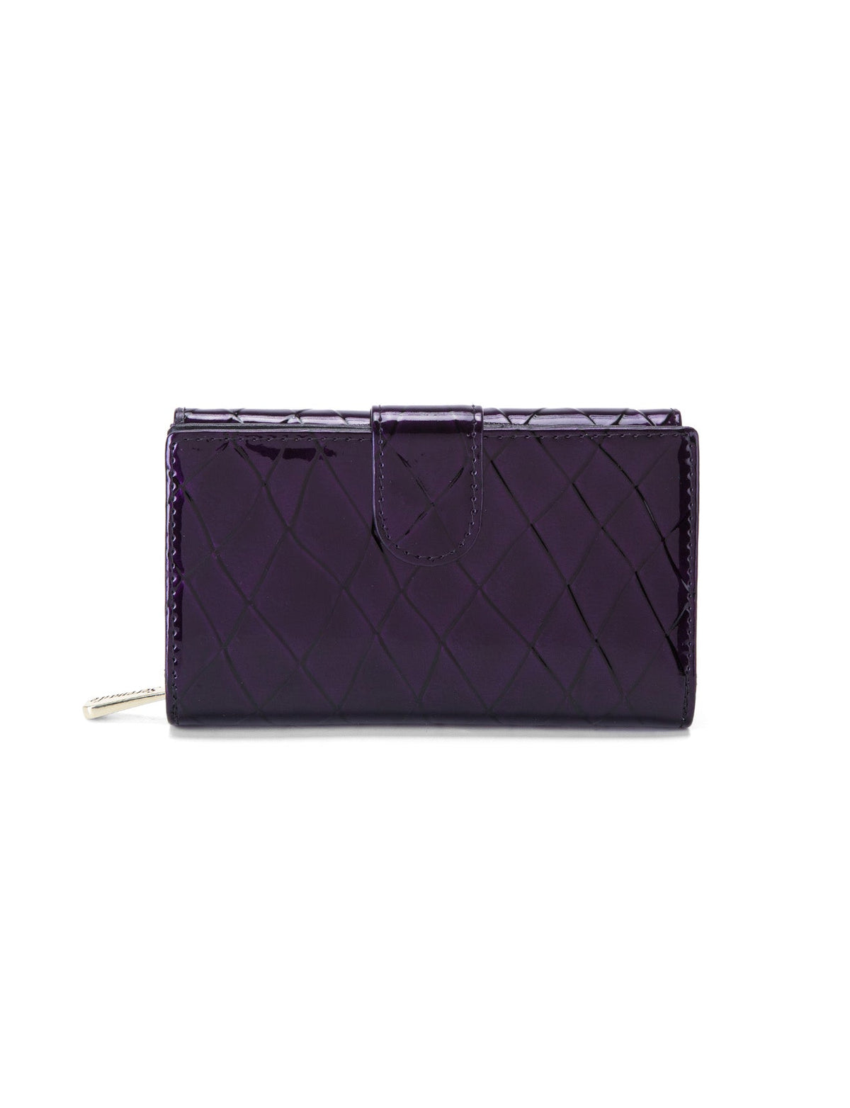 YOLANDA  MEDIUM PATENT LEATHER WALLET WITH RFID-WSF2702