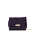 YOLANDA SML PATENT LEATHER WALLET WITH RFID-WSF2703