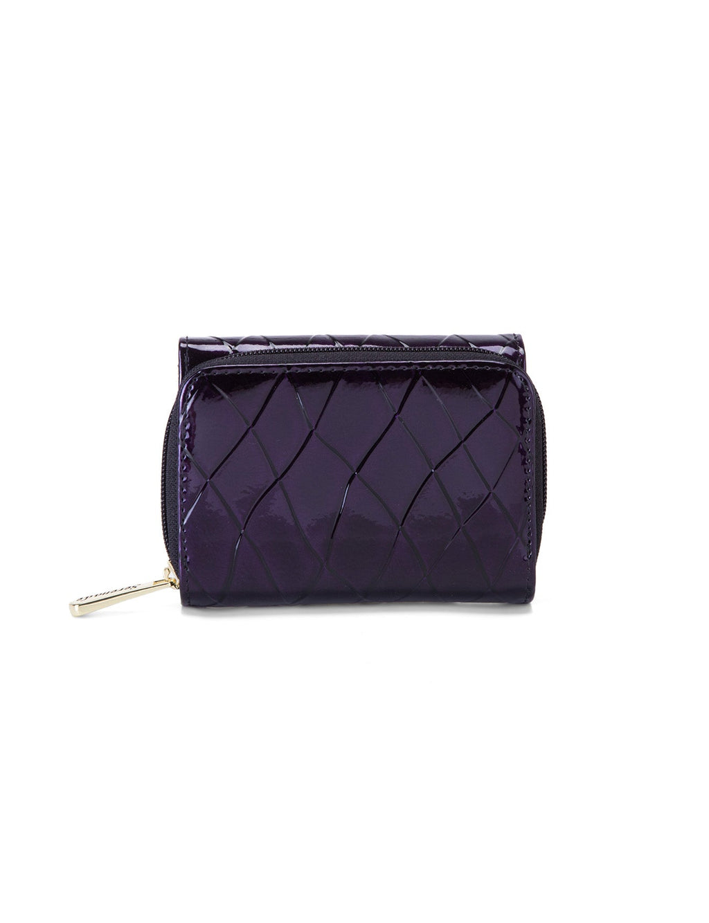 YOLANDA SML PATENT LEATHER WALLET WITH RFID-WSF2703