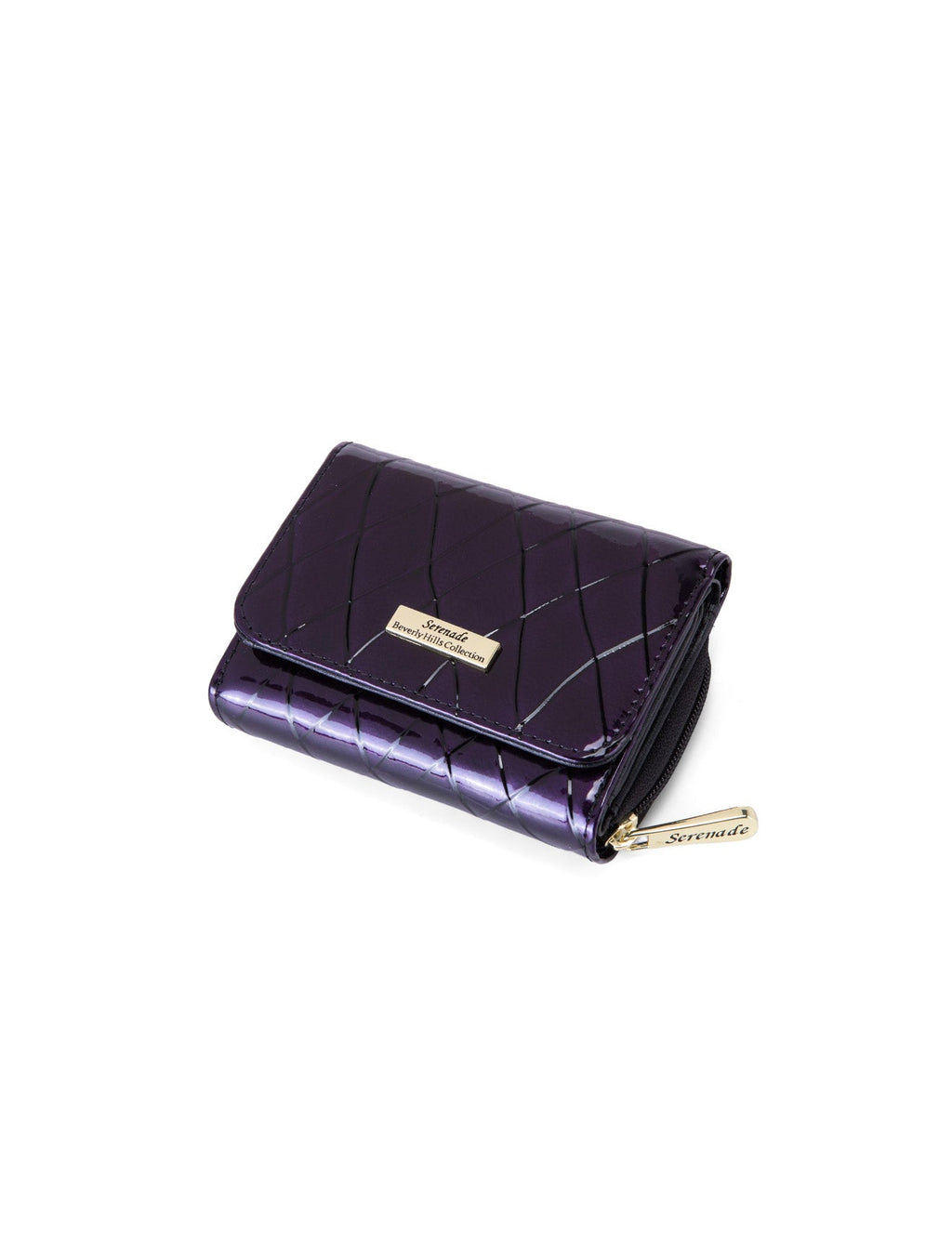 YOLANDA SML PATENT LEATHER WALLET WITH RFID-WSF2703