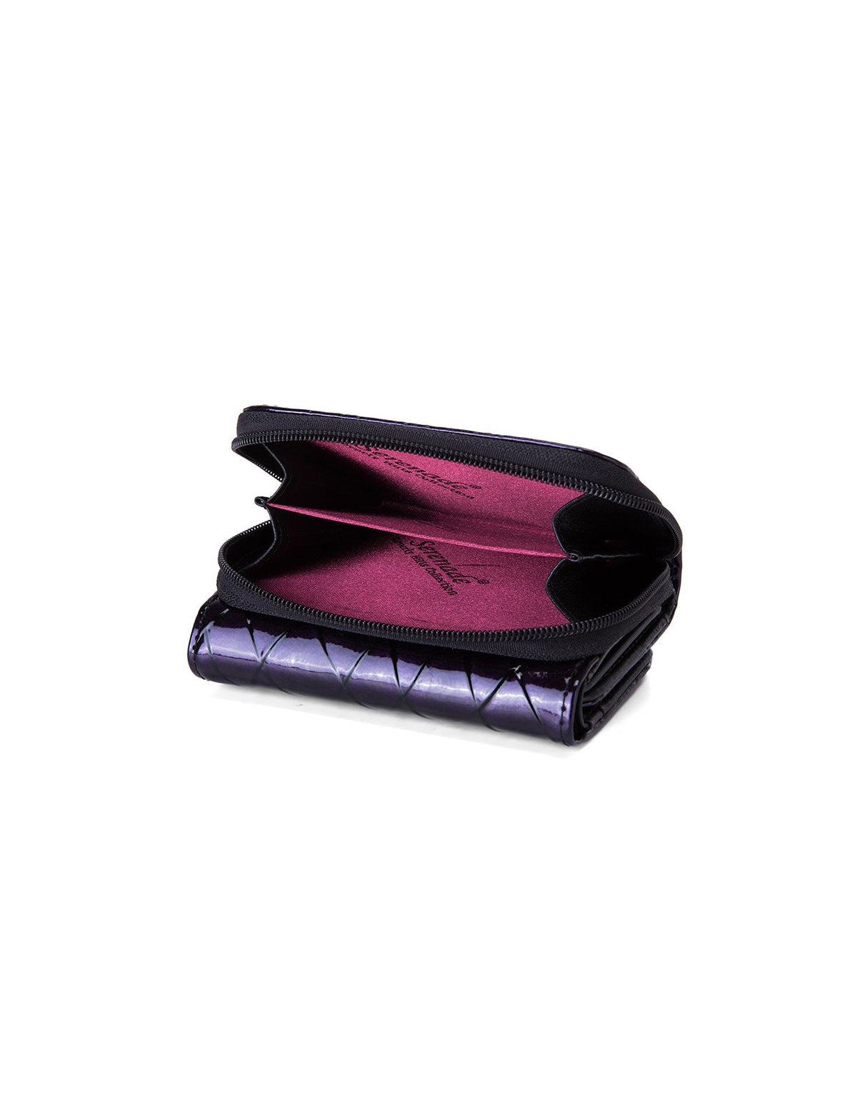 YOLANDA SML PATENT LEATHER WALLET WITH RFID-WSF2703