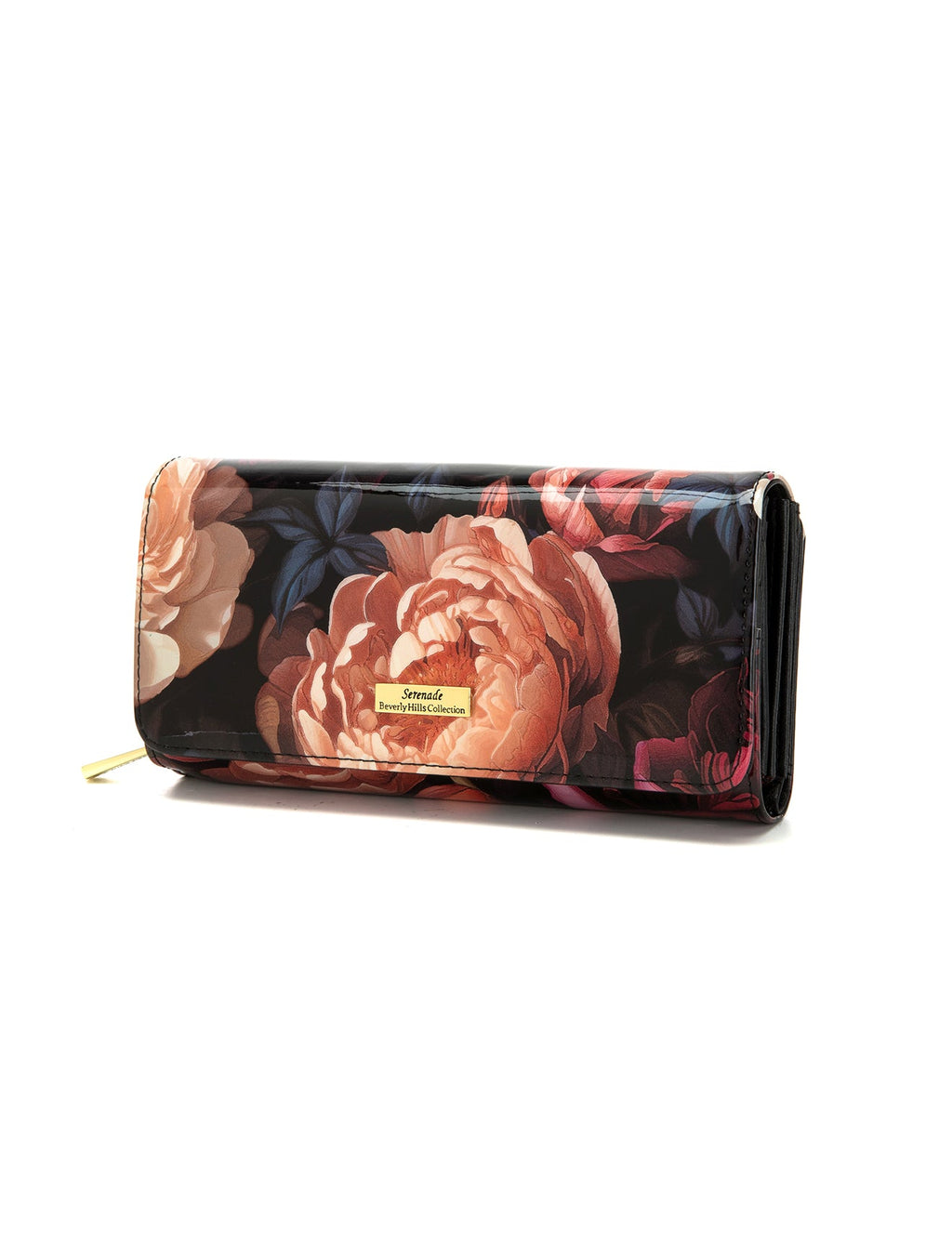 HARRIET LARGE  PATENT LEATHER WALLET WITH RFID- WSF2801