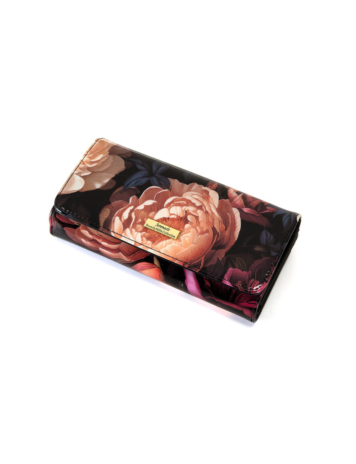 HARRIET LARGE  PATENT LEATHER WALLET WITH RFID- WSF2801