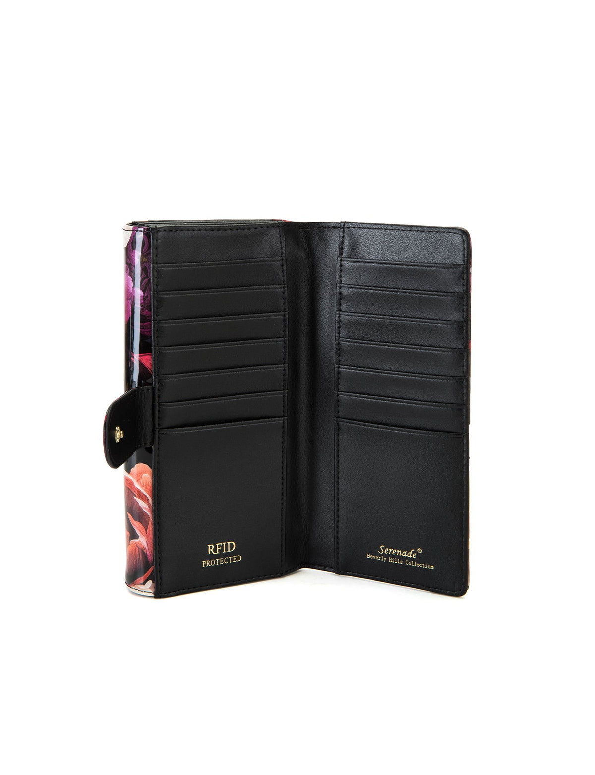 HARRIET LARGE  PATENT LEATHER WALLET WITH RFID- WSF2801