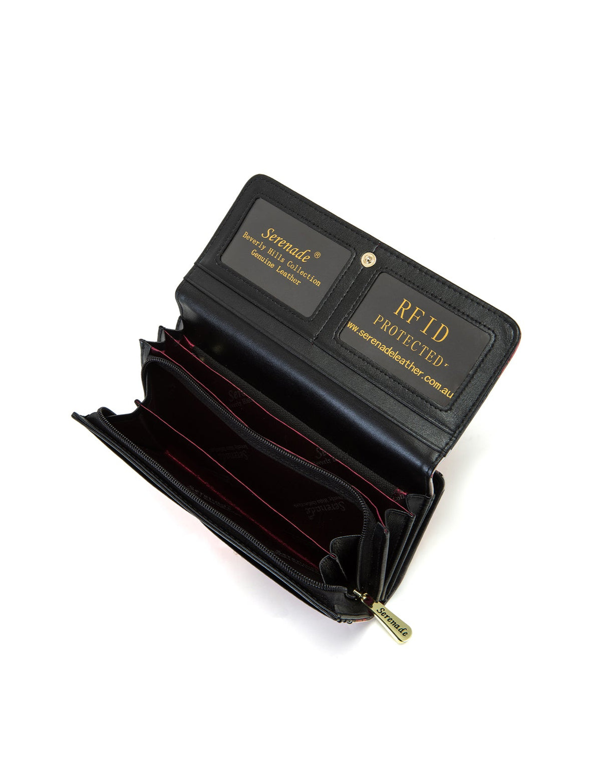 HARRIET LARGE  PATENT LEATHER WALLET WITH RFID- WSF2801