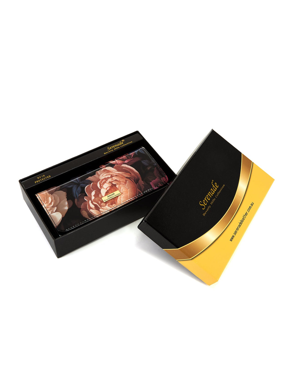 HARRIET LARGE  PATENT LEATHER WALLET WITH RFID- WSF2801