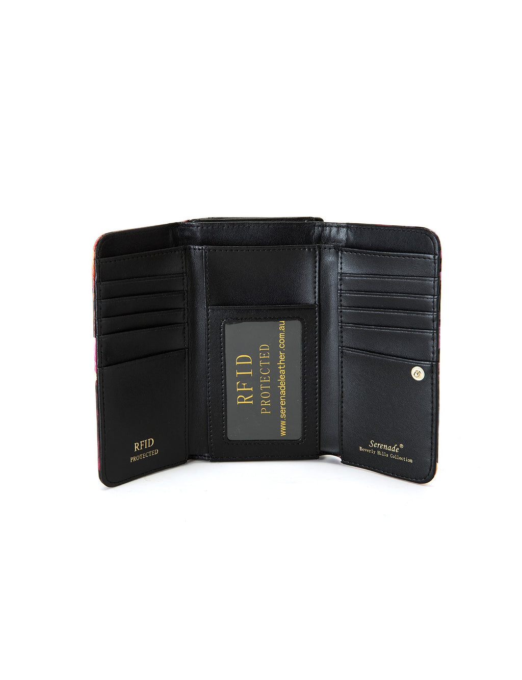 HARRIET  MEDIUM PATENT LEATHER WALLET WITH RFID- WSF2802