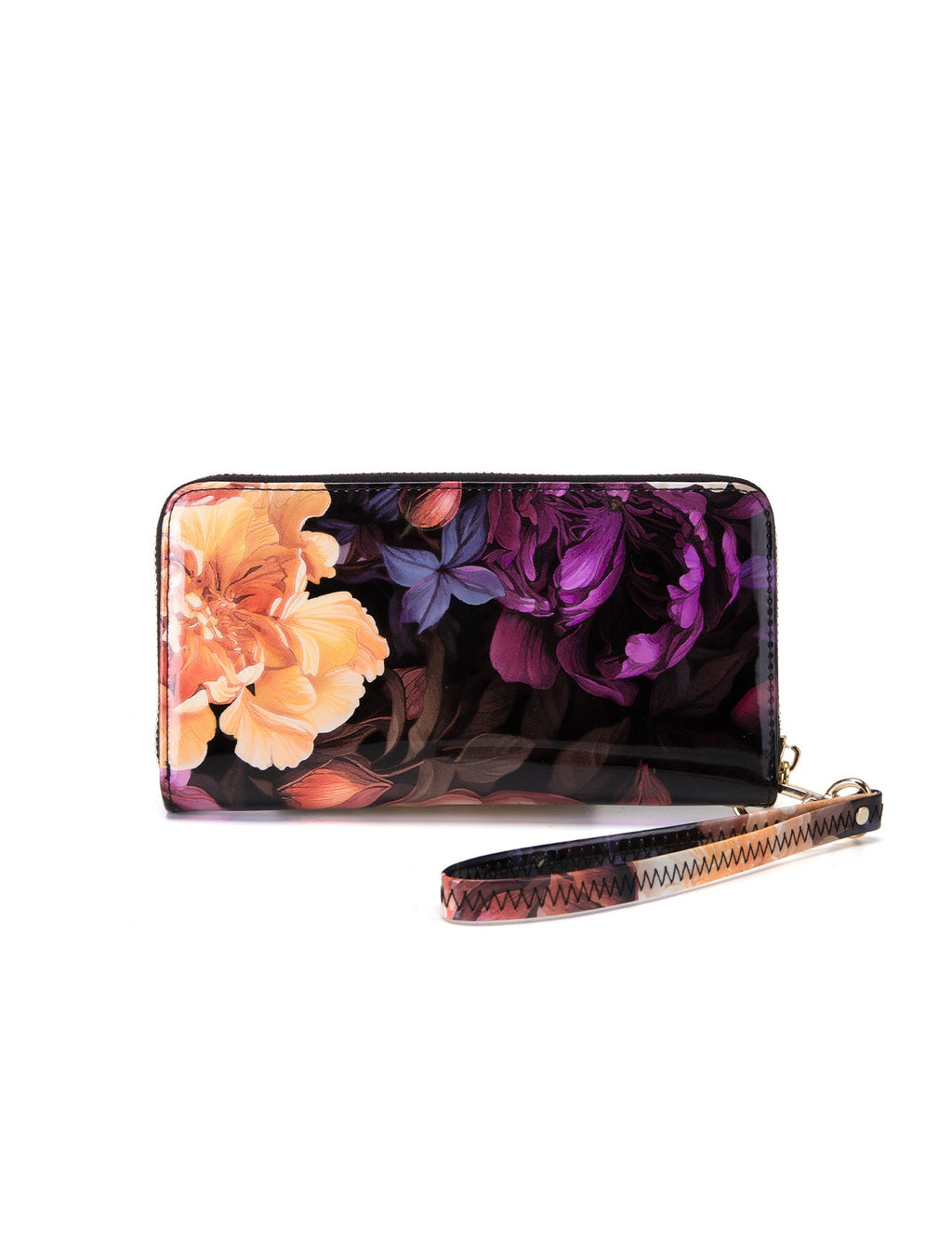 HARRIET ZIP AROUND LEATHER RFID WALLET-WSF2816