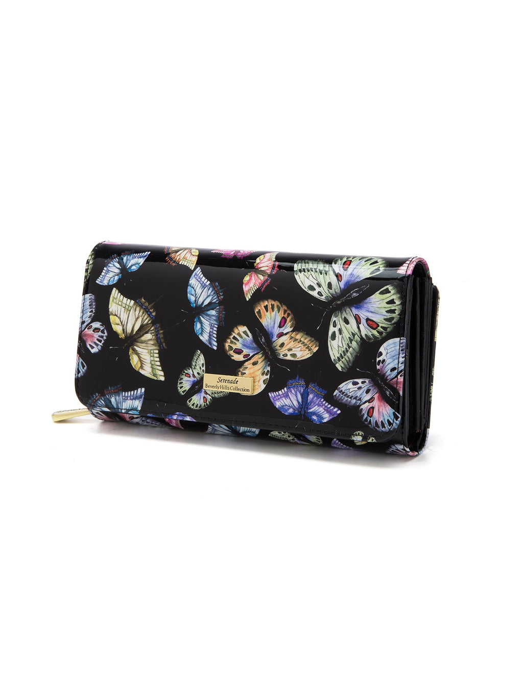 IMPERIA LARGE  PATENT LEATHER WALLET WITH RFID- WSF2901