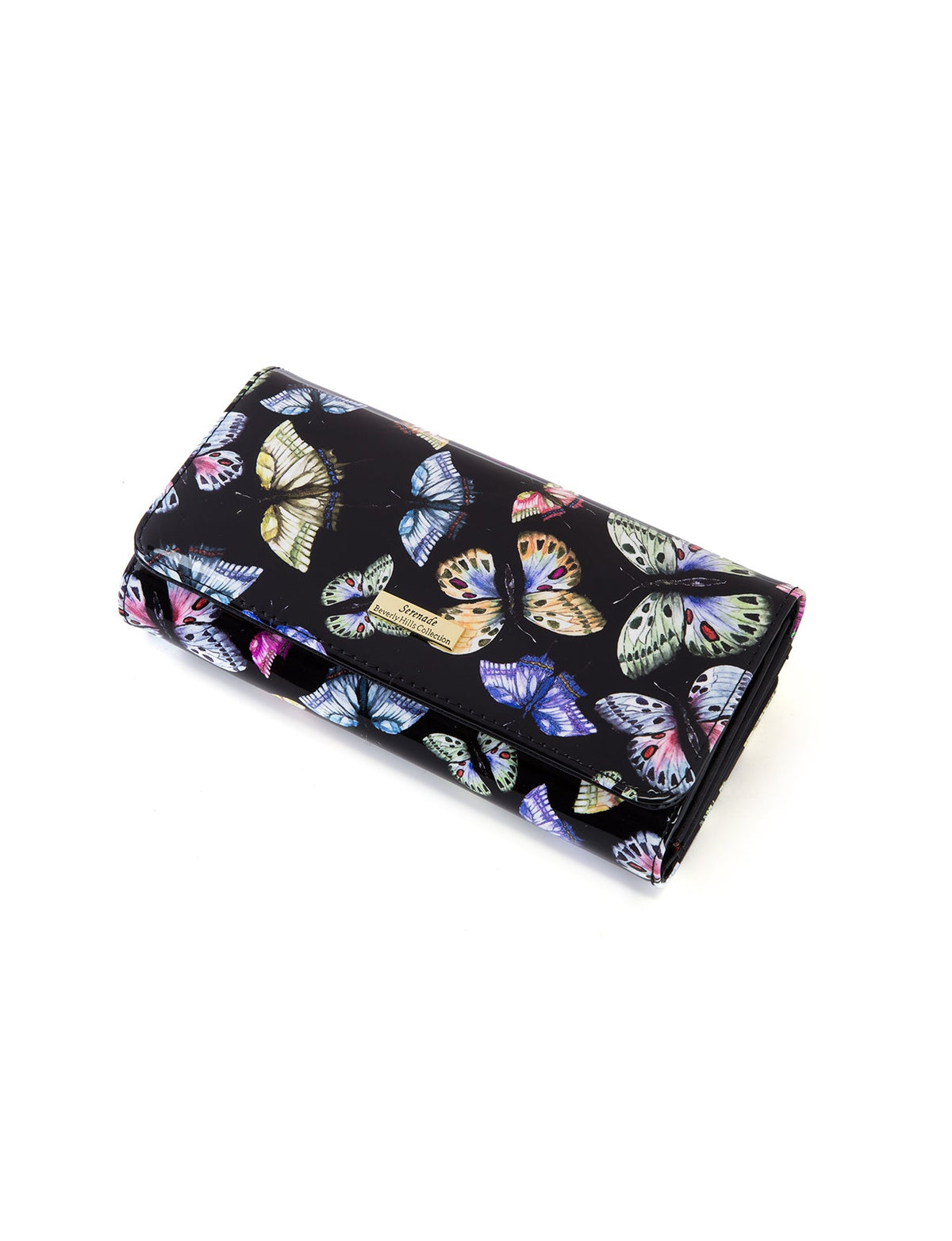IMPERIA LARGE  PATENT LEATHER WALLET WITH RFID- WSF2901