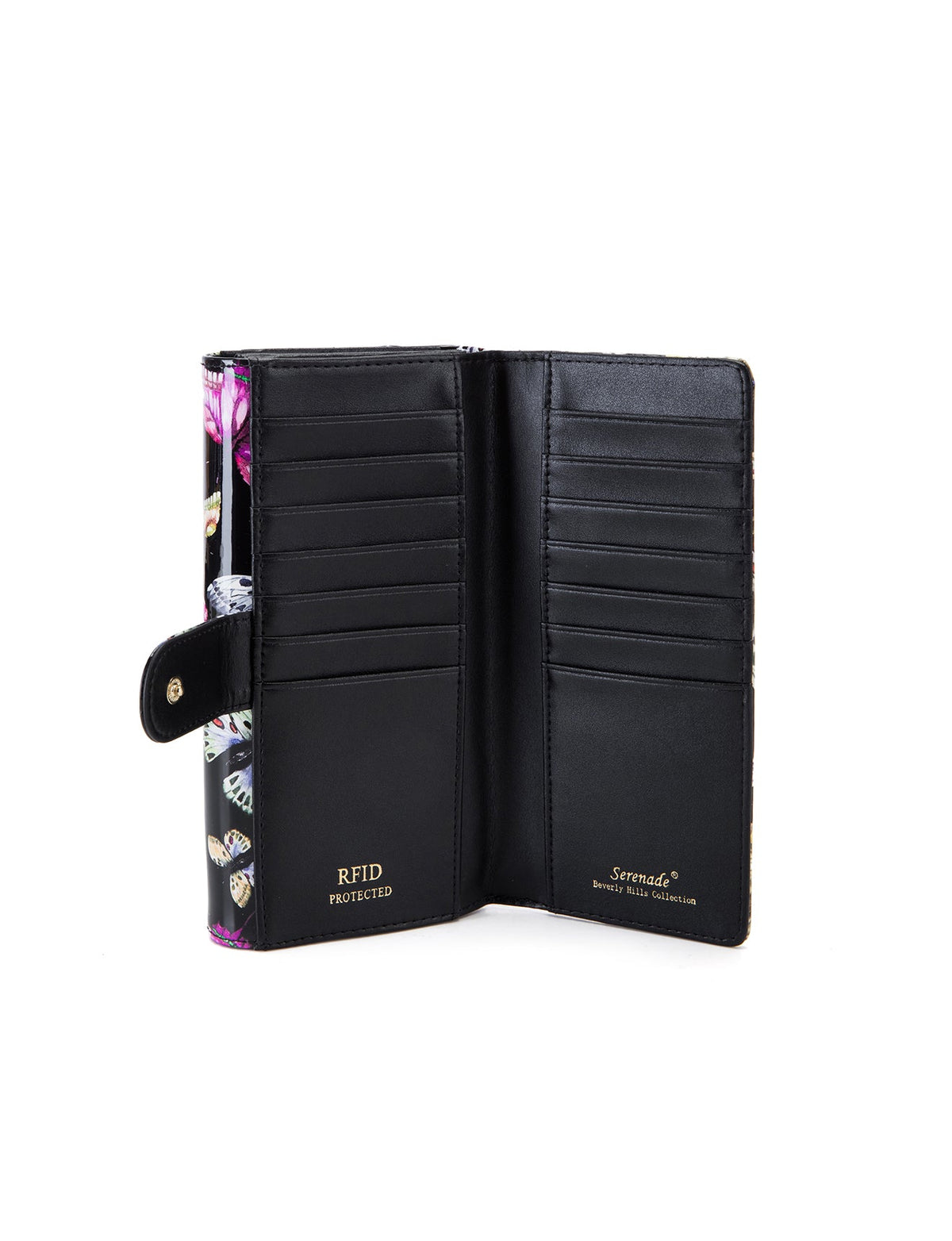 IMPERIA LARGE  PATENT LEATHER WALLET WITH RFID- WSF2901