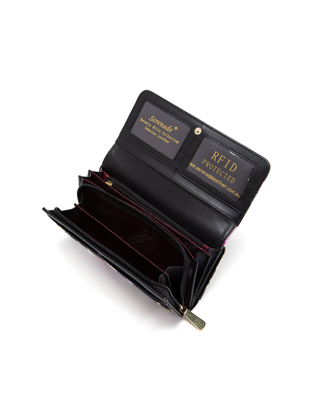 IMPERIA LARGE  PATENT LEATHER WALLET WITH RFID- WSF2901