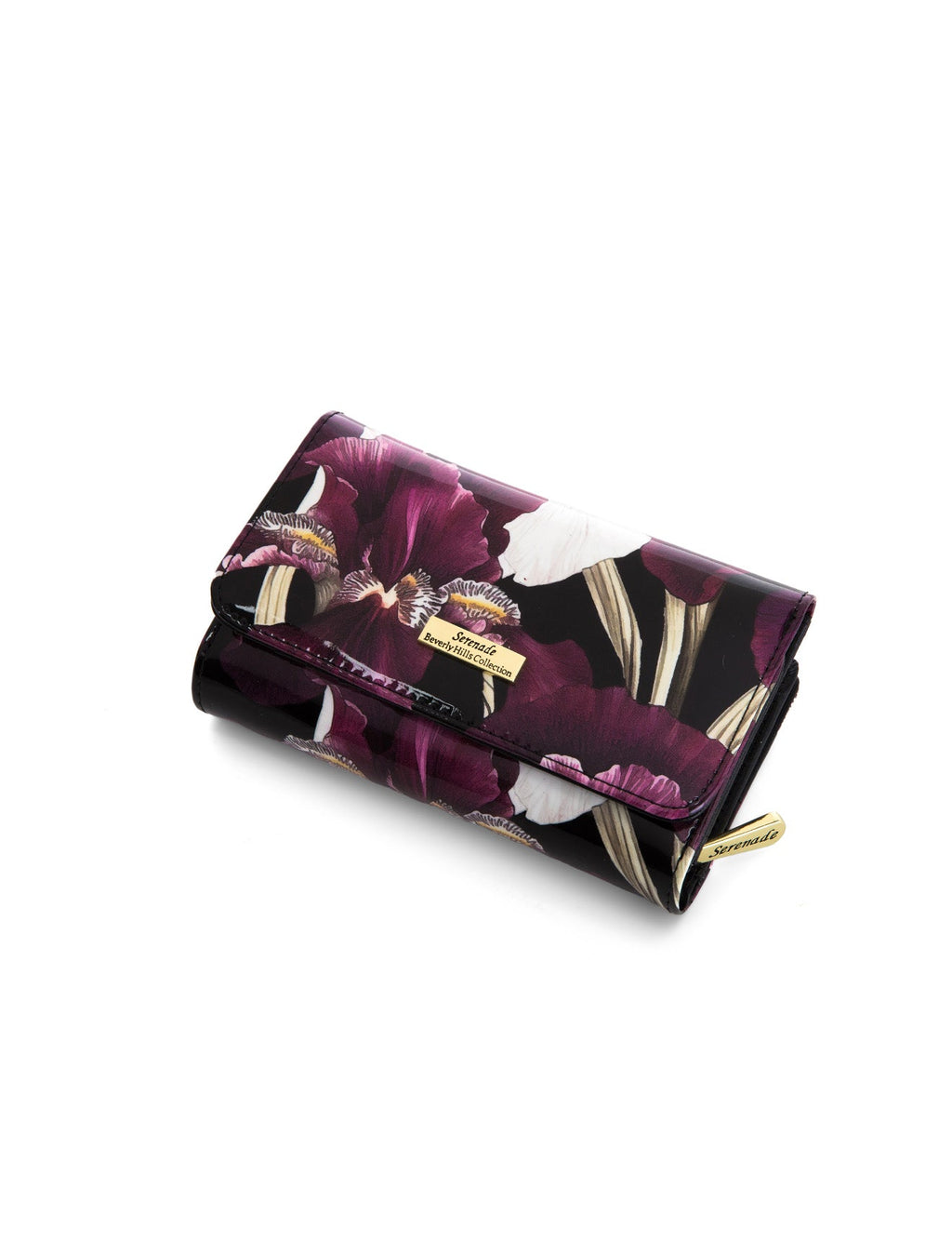 CHARLOTTE  MEDIUM PATENT LEATHER WALLET WITH RFID- WSF3002
