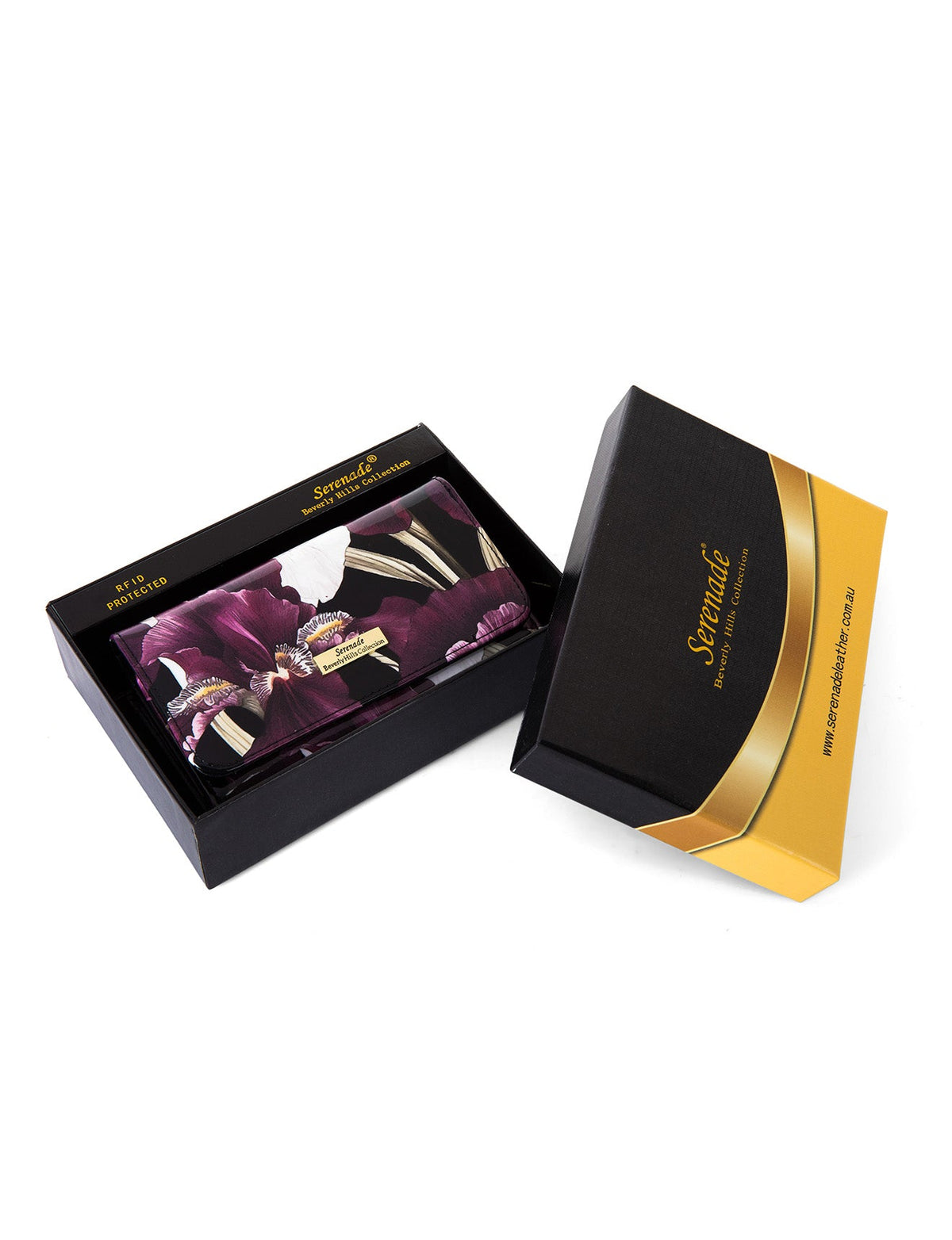 CHARLOTTE  MEDIUM PATENT LEATHER WALLET WITH RFID- WSF3002
