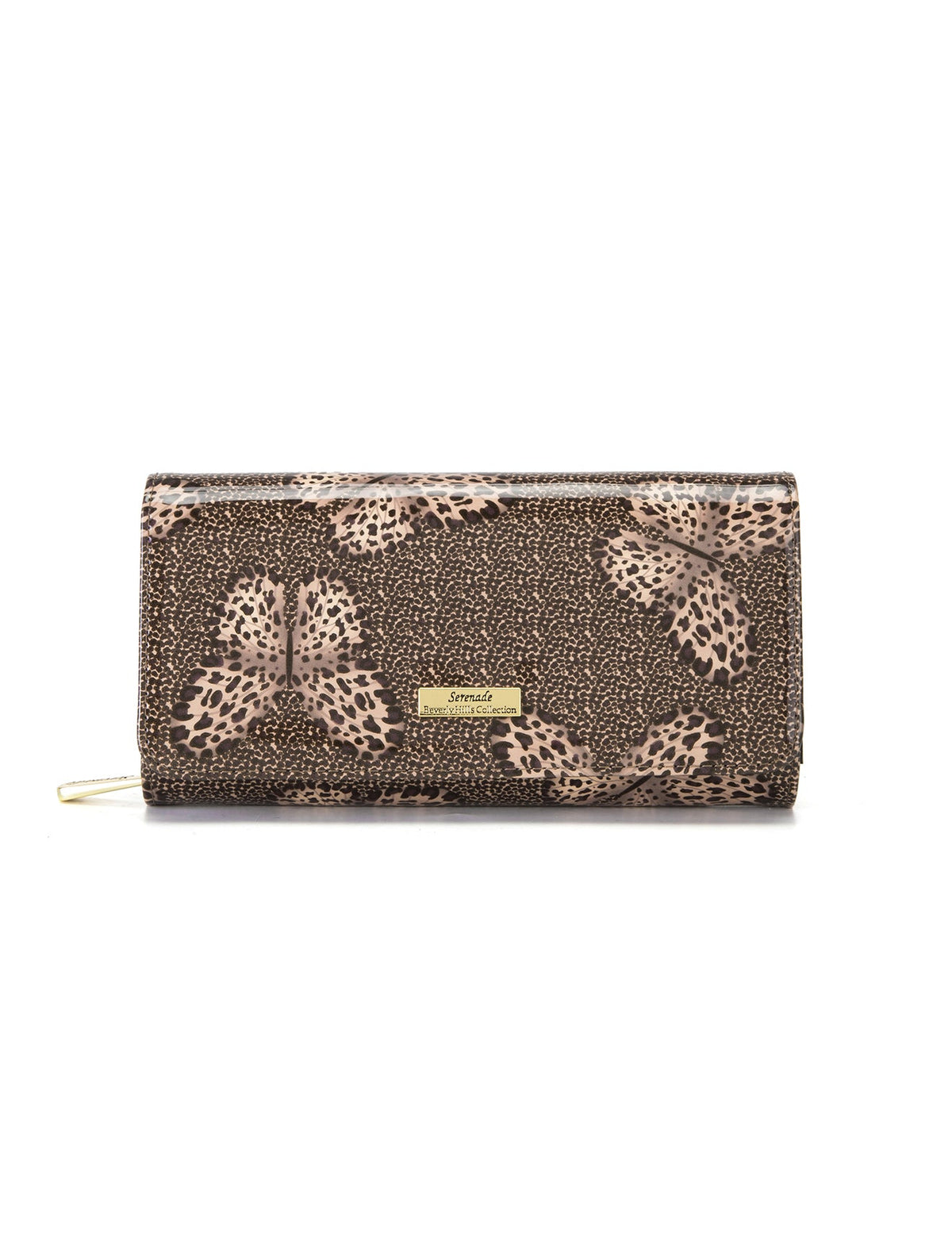BINDI LARGE  PATENT LEATHER WALLET WITH RFID-WSF3101-SALE